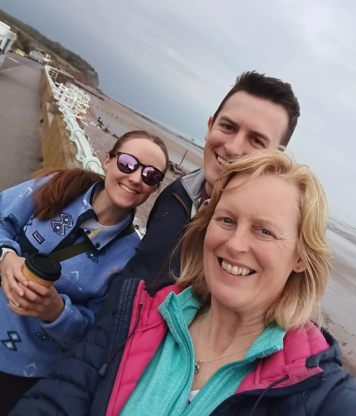 Walk along the seafront with mum