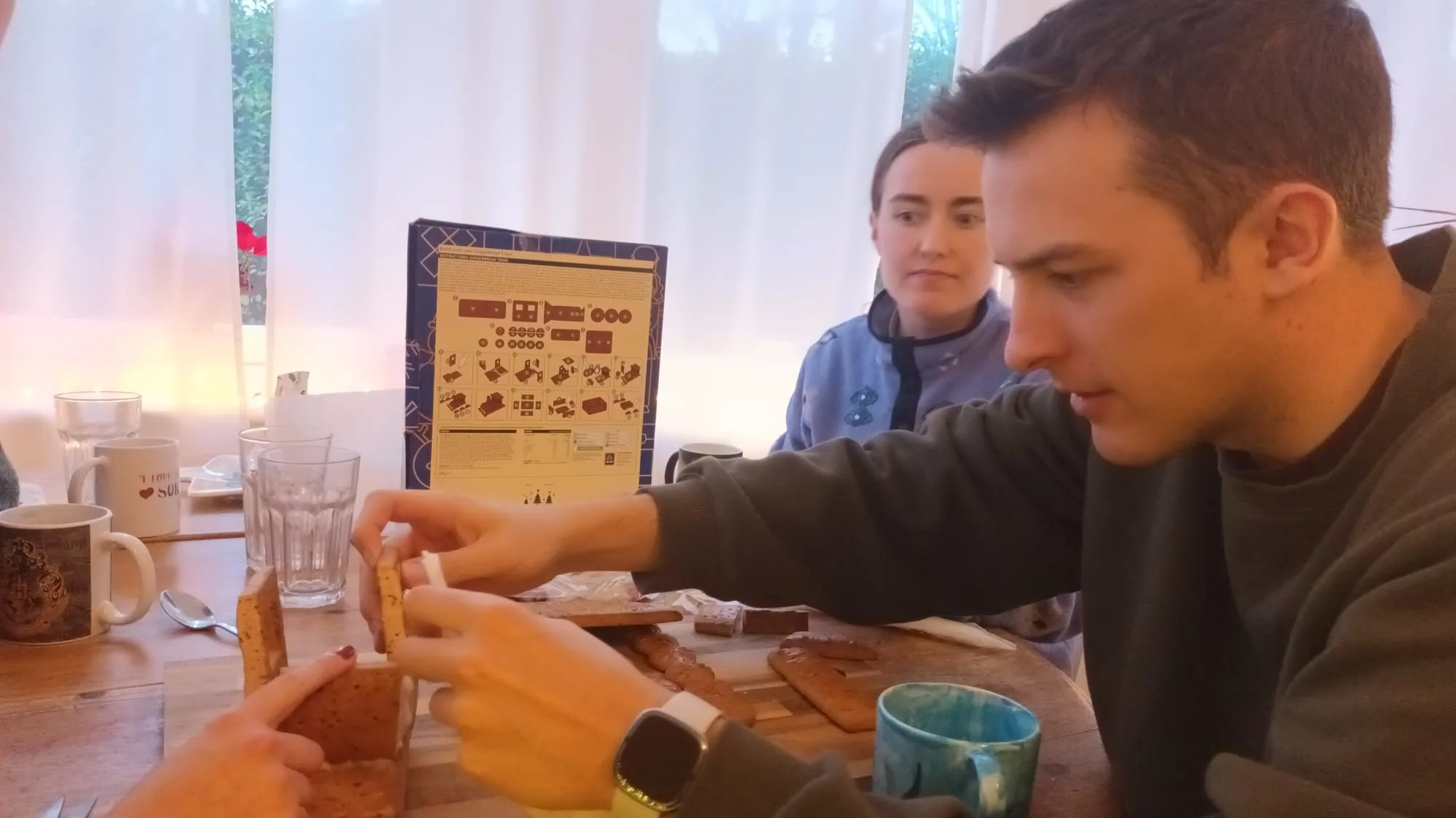 Building a gingerbread house