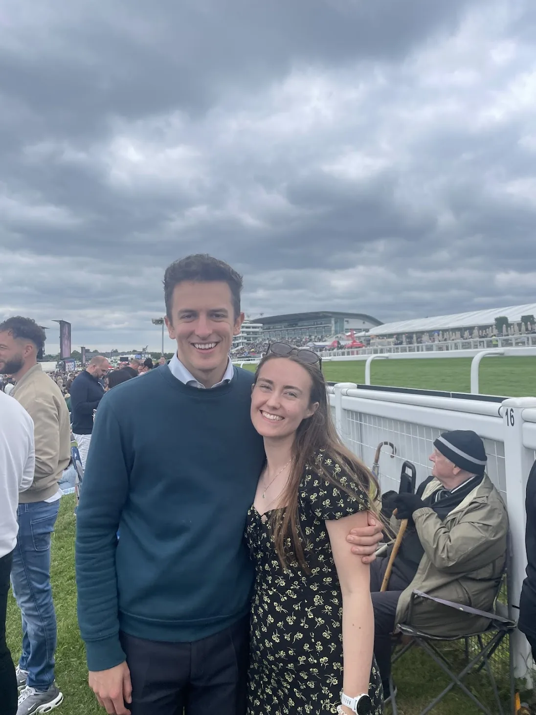 At the races